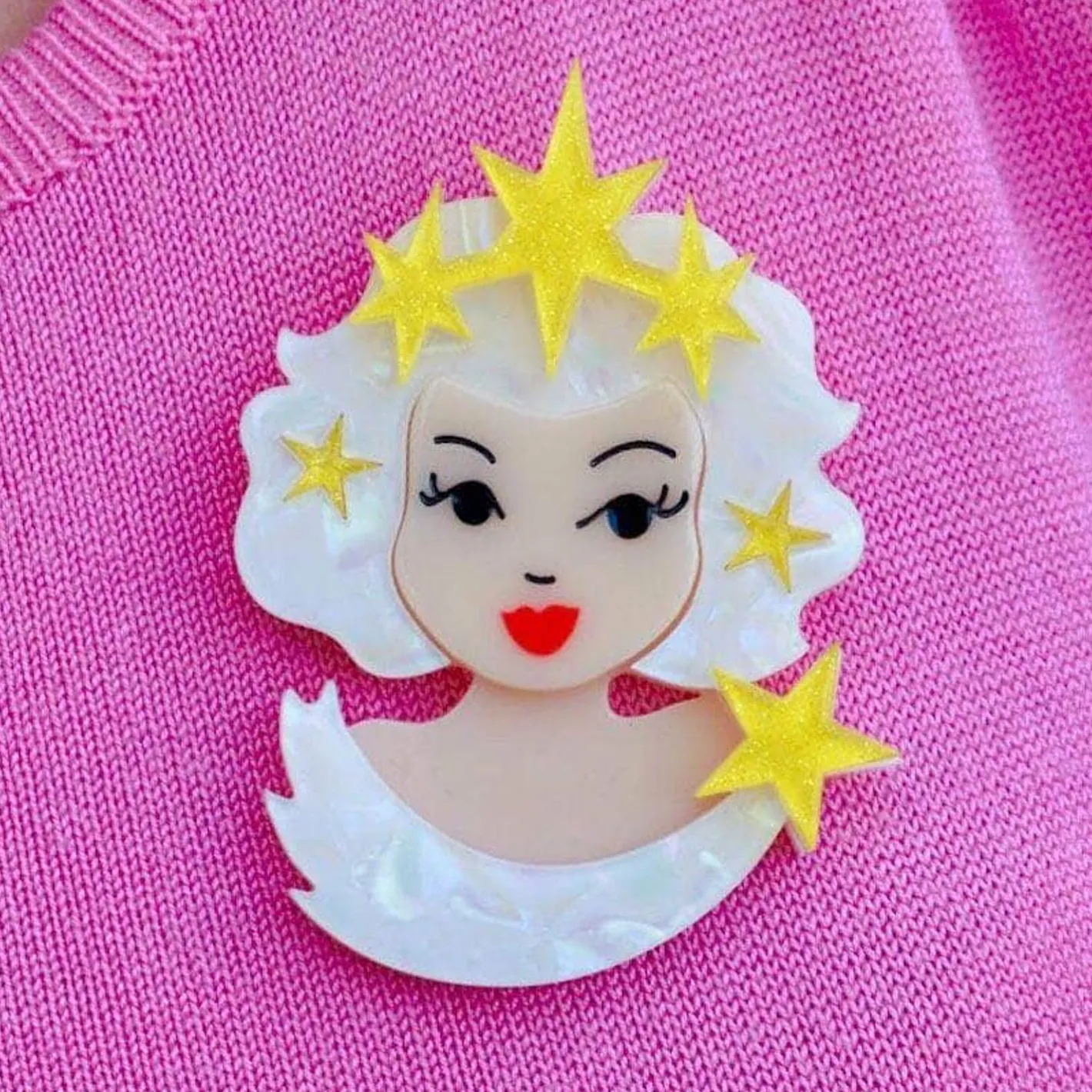 Erstwilder Virgo The Visionary Brooch^ Brooches