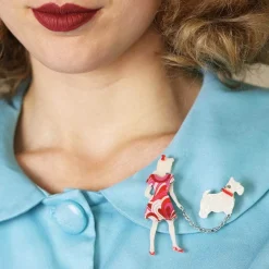 Erstwilder Walking Wonders Brooch^ Brooches