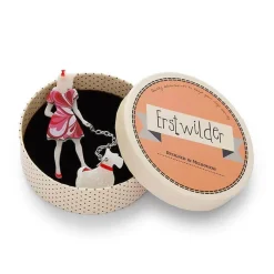 Erstwilder Walking Wonders Brooch^ Brooches