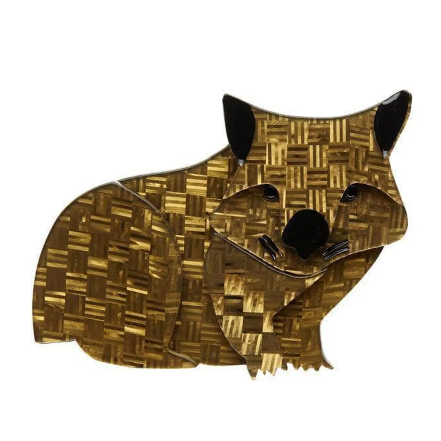 Erstwilder Wary Warri Wombat Brooch^ Brooches