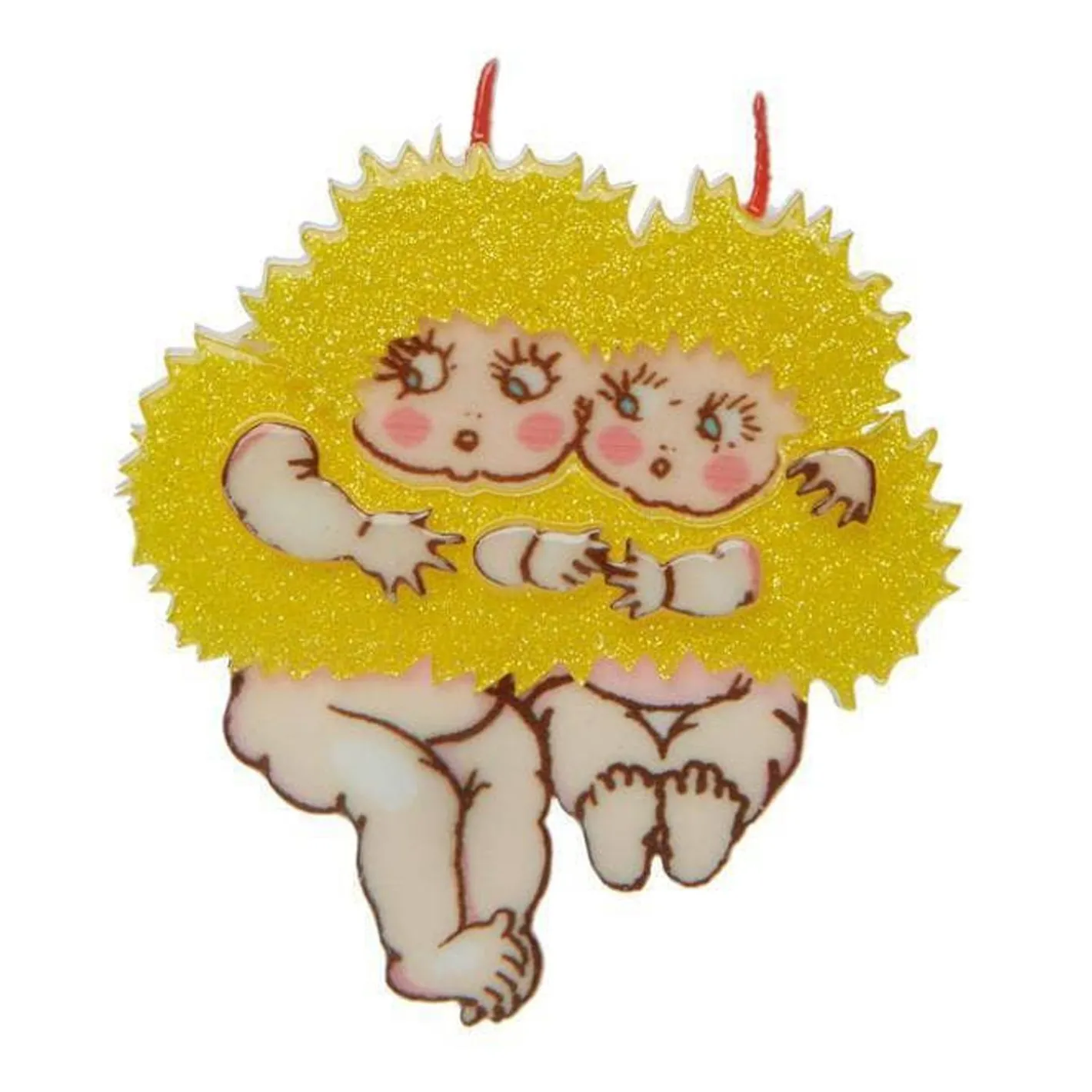 Erstwilder Wattle Babies Brooch^ Brooches