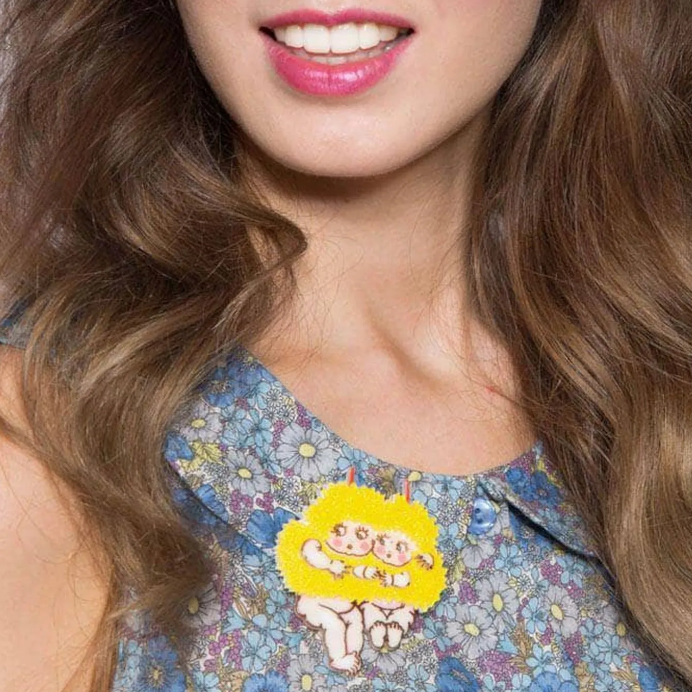 Erstwilder Wattle Babies Brooch^ Brooches
