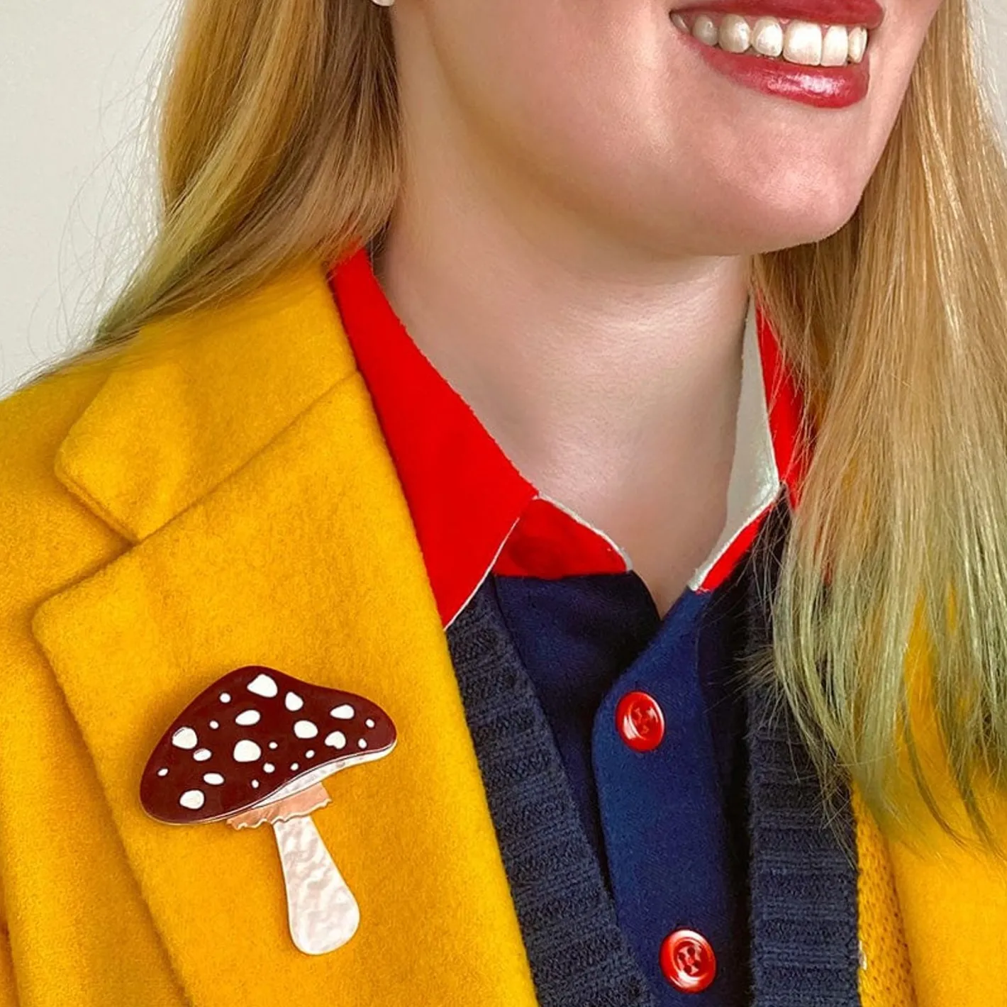 Erstwilder Well Spotted Brooch^ Brooches
