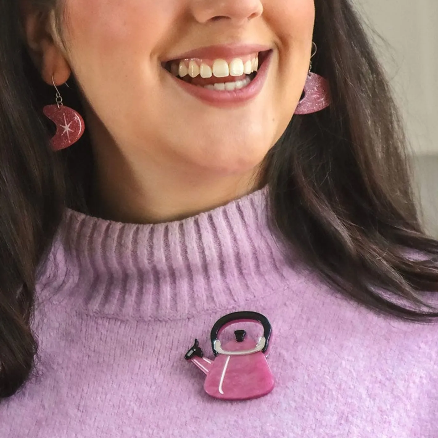 Erstwilder Whistle While We Work Brooch^ Brooches