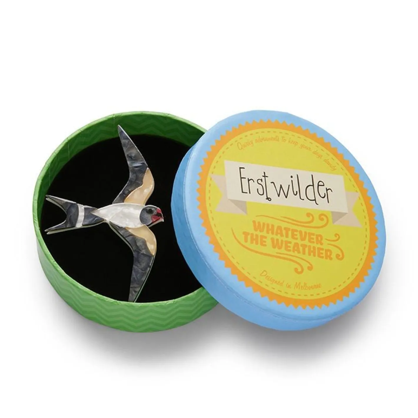 Erstwilder Wind Rider Brooch^ Brooches