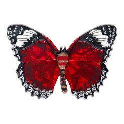 Erstwilder Wings Laced In Red Brooch^ Brooches