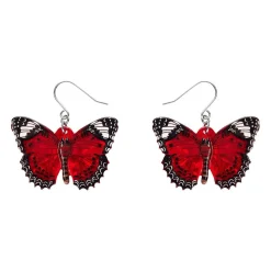 Erstwilder Wings Laced In Red Earrings^ Earrings