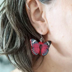 Erstwilder Wings Laced In Red Earrings^ Earrings
