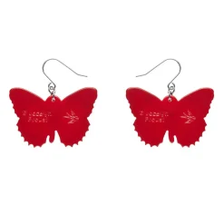 Erstwilder Wings Laced In Red Earrings^ Earrings