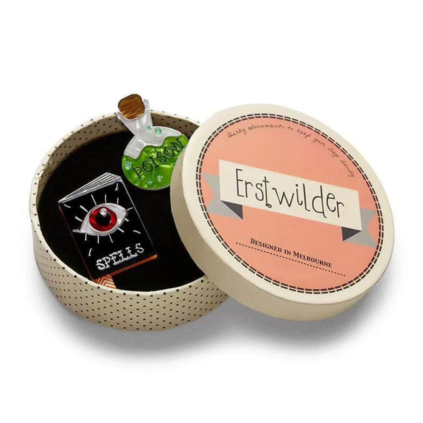 Erstwilder Witch'S Brew Brooch Set^ Brooches