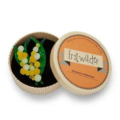 Erstwilder Woven Wattle Brooch^ Brooches