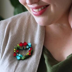 Erstwilder Wreath Down Under Brooch^ Brooches
