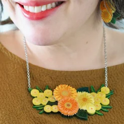Erstwilder Yellow Efflorescence Necklace^ Necklaces