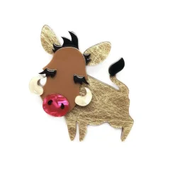 Erstwilder Young Warthog Brooch^ Brooches