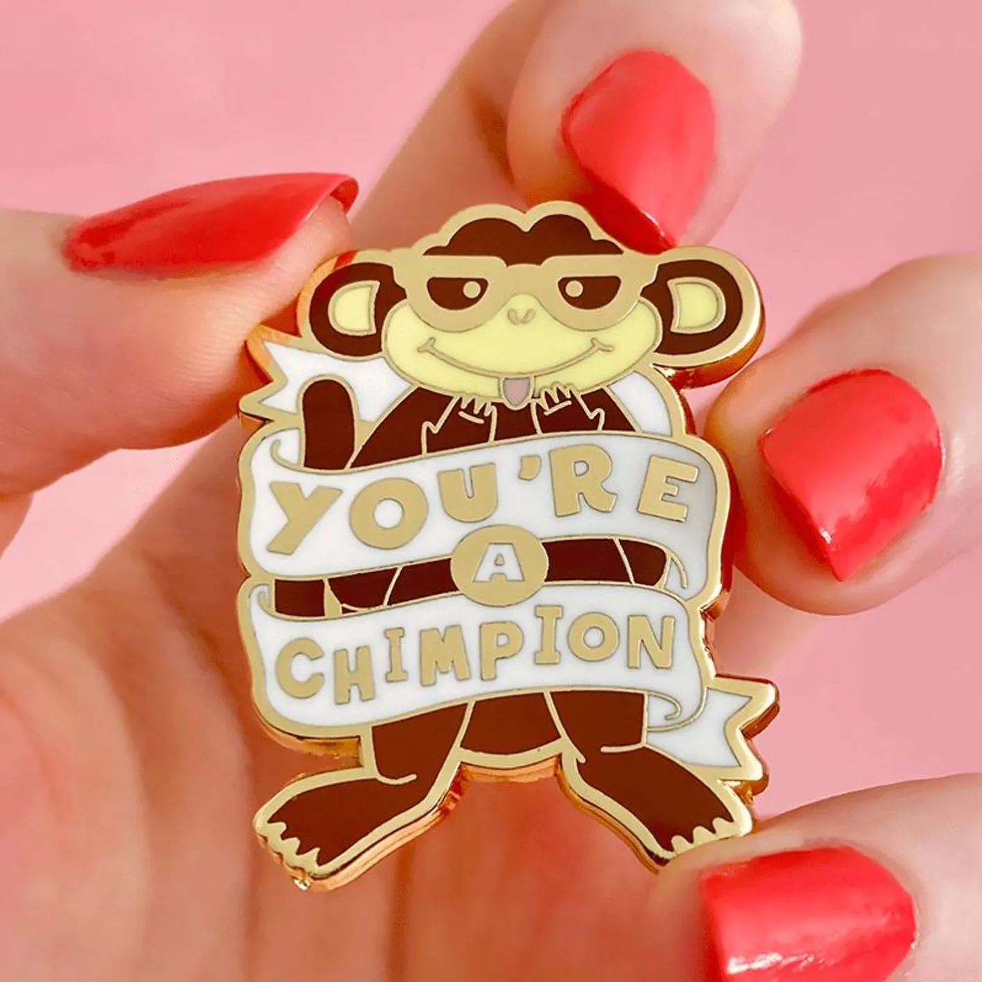 Erstwilder You'Re A Chimpion Enamel Pin^ Enamel Pins