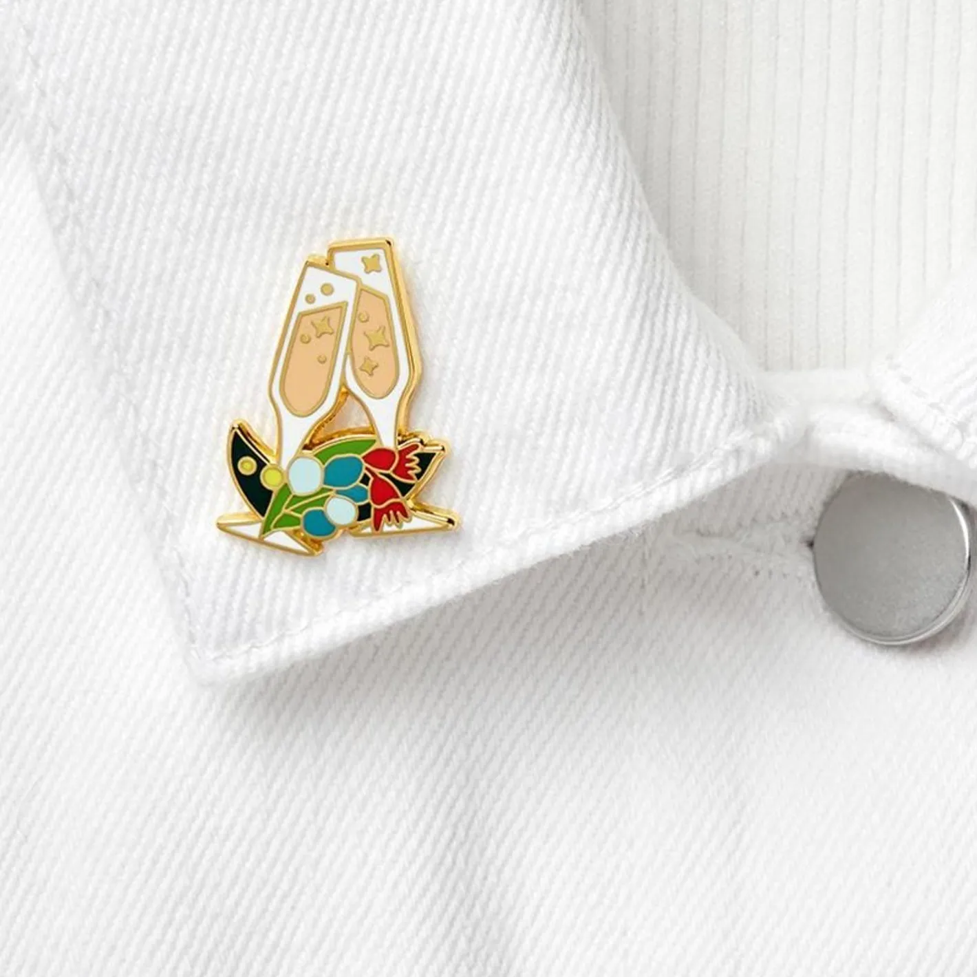 Erstwilder Yuletide Sparkles Enamel Pin^ Enamel Pins
