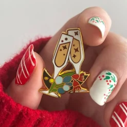 Erstwilder Yuletide Sparkles Enamel Pin^ Enamel Pins