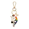 Erstwilder Zelda The Zestful Zebra Enamel Key Ring^ Enamel Key Rings