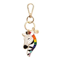 Erstwilder Zelda The Zestful Zebra Enamel Key Ring^ Enamel Key Rings