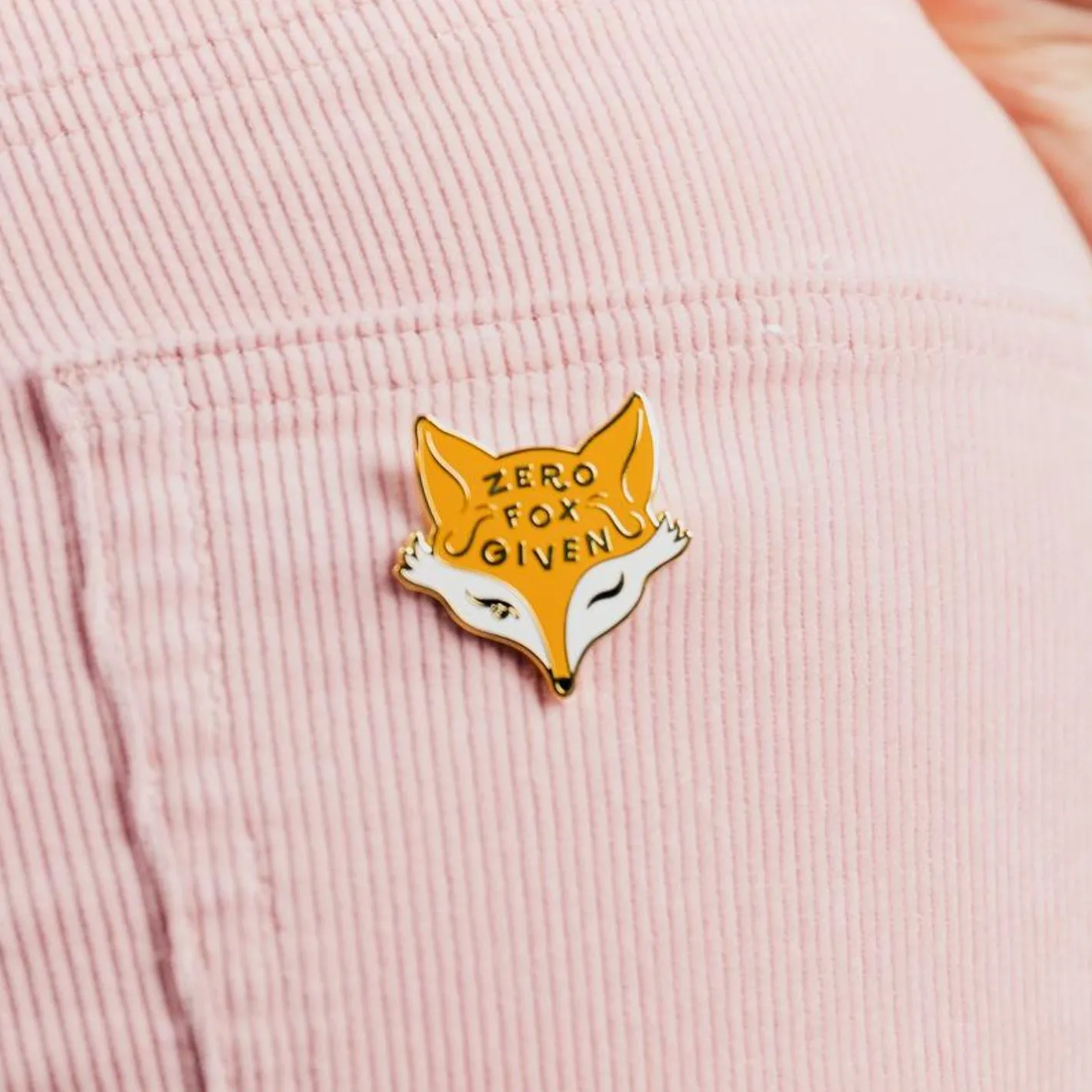 Erstwilder Zero Fox Given Enamel Pin^ Enamel Pins
