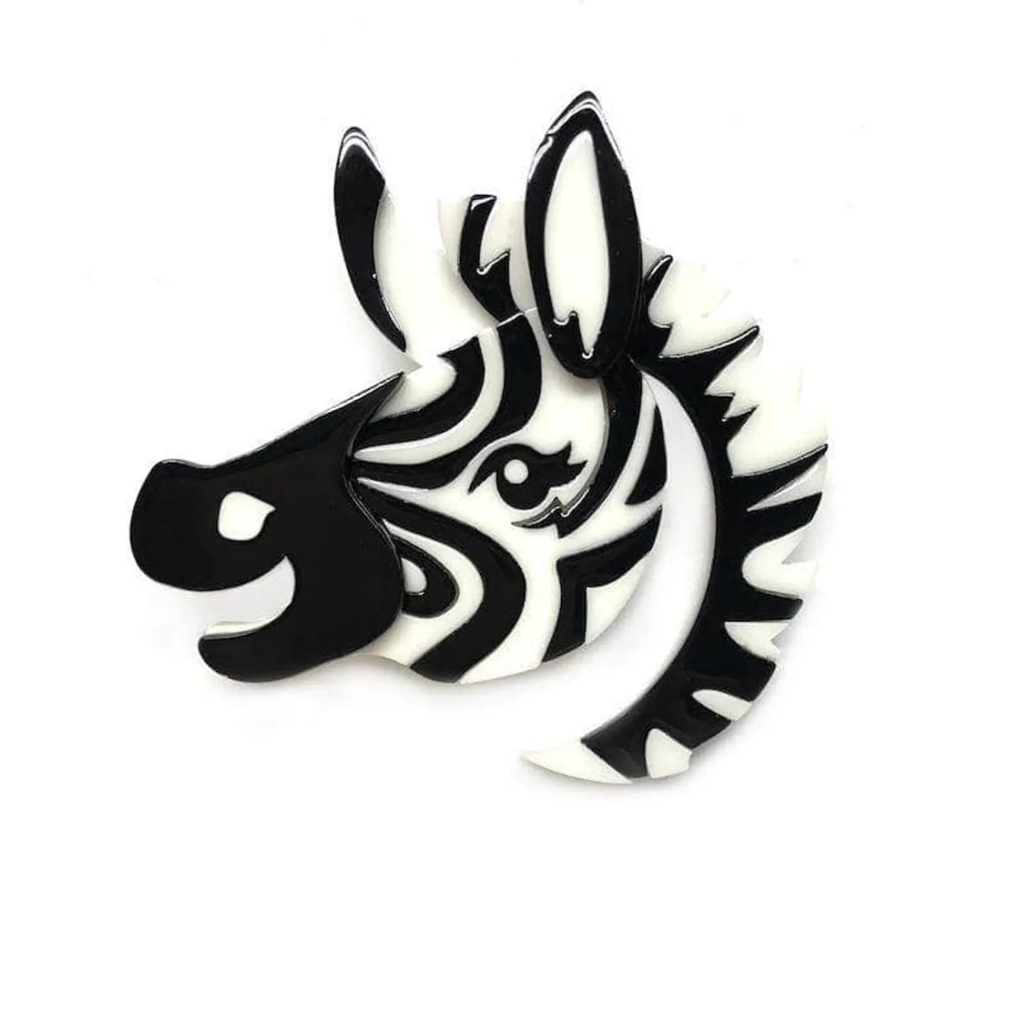Erstwilder Zesty Zebra Brooch^ Brooches