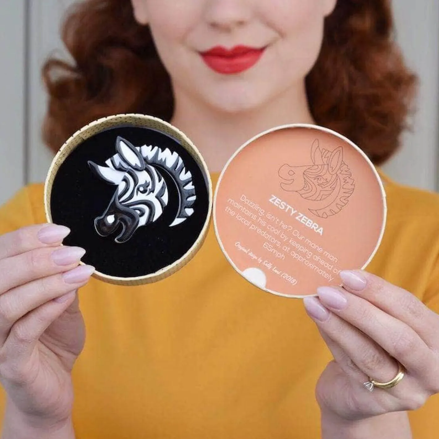 Erstwilder Zesty Zebra Brooch^ Brooches
